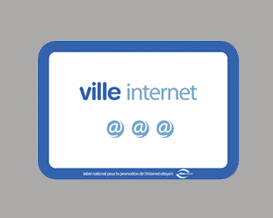 Logo label: ville internet